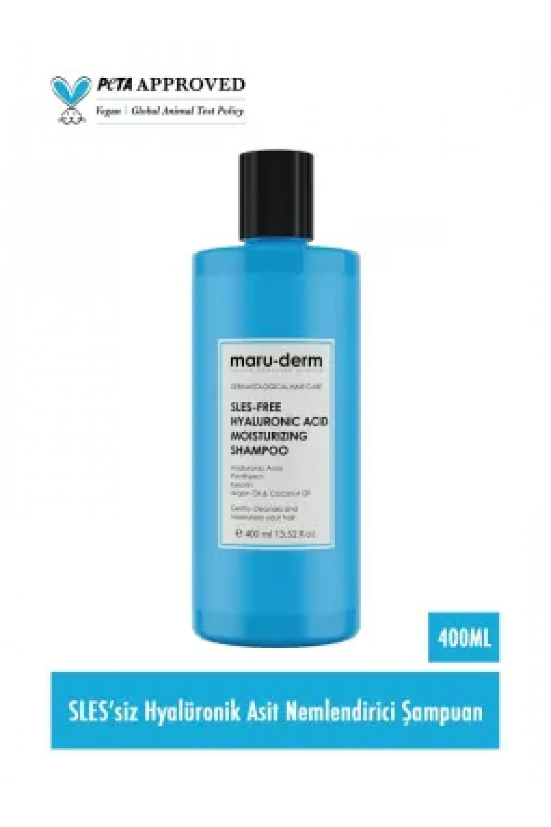 Maruderm SLES-Free Hyaluronic Acid Moisturizing Shampoo 400 ML