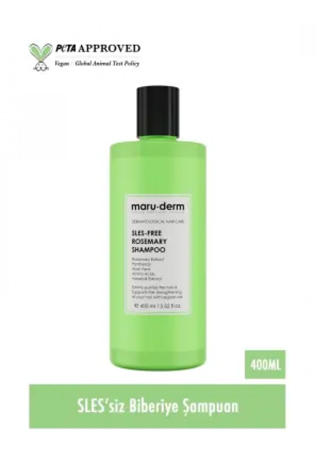 Maruderm SLES-Free Rosemary Shampoo 400 ML