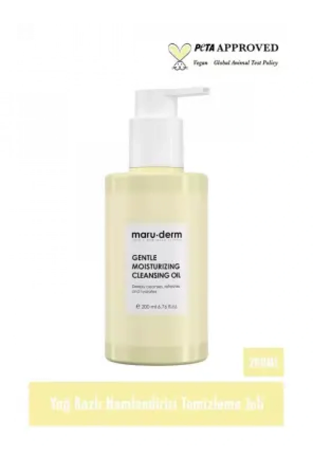 Maruderm Yağ Bazlı Temizleyici 200 ml - Yüz Ve Vücut Için Temizleme Yağı 200 ml