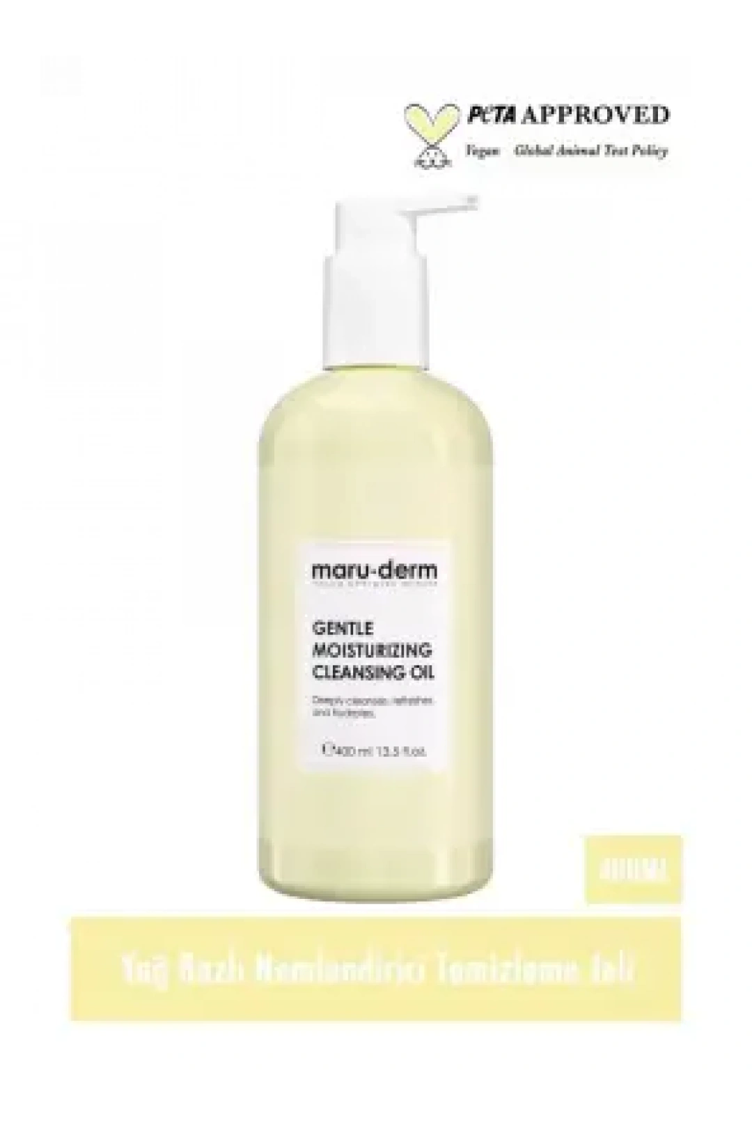Maruderm Yağ Bazlı Temizleyici 400 Ml - Yüz Ve Vücut Için Temizleme Yağı
