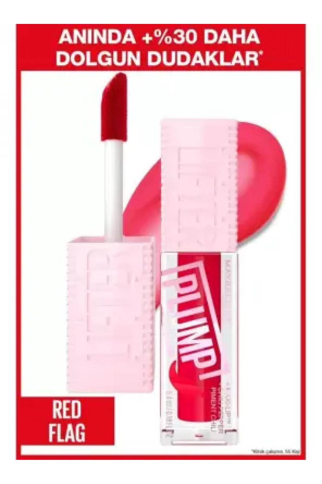 Maybelline Lifter Plump Dudak Parlatıcısı - Red Flag - 004 -