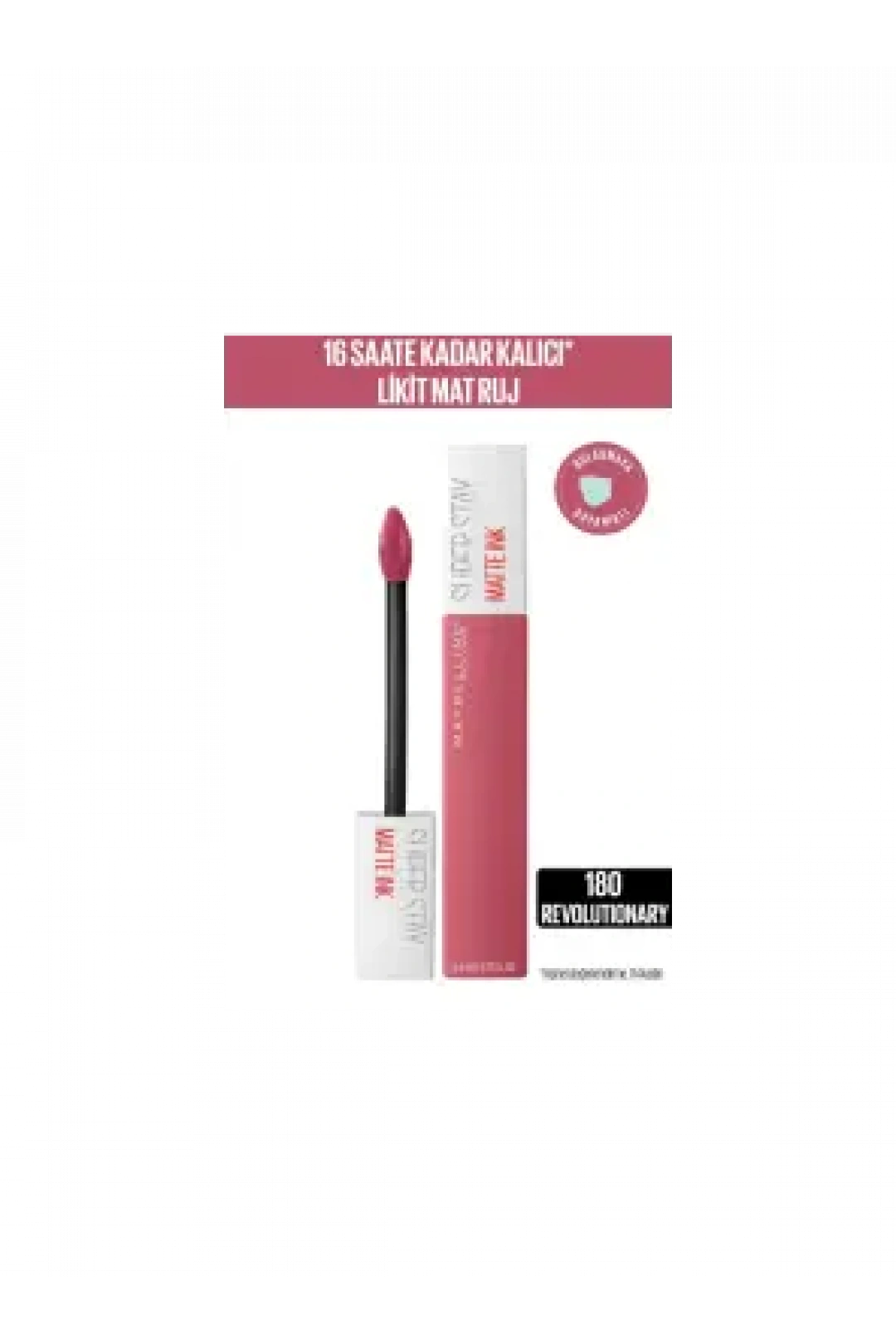 Maybelline New York Super Stay Matte Ink Likit Mat Ruj -Pinks NU 180 REVOLU
