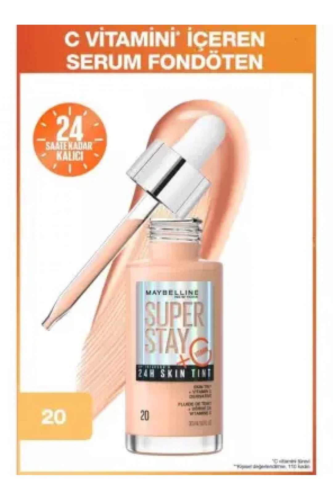 Maybelline New York Super Stay Skin Tint Fondöten - 20 30ml