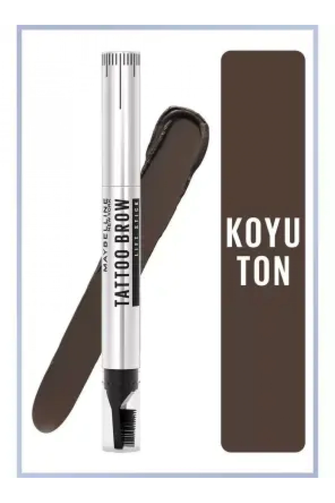 Maybelline New York Tattoo Brow Lift Kaş Kalemi- 04 Deep Brown -Koyu Ton-
