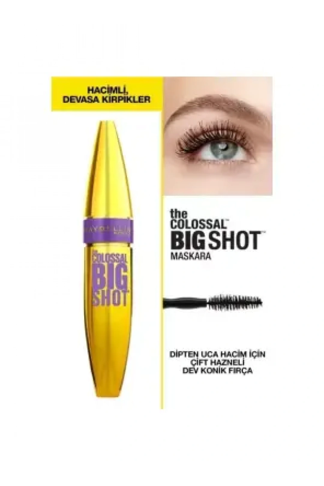 Maybelline New York The Colossal Big Shot Siyah Maskara