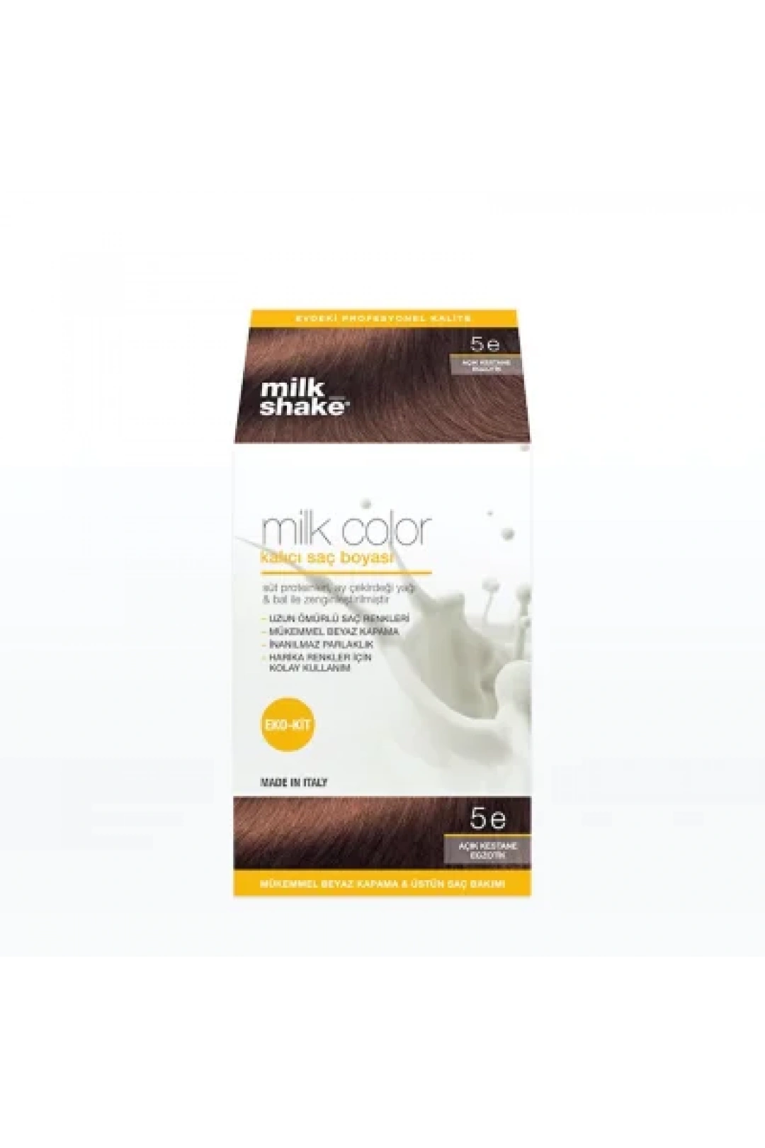 Milk Shake Milk Color Eko Kit Saç Boyası Açık Kestane - 5 (KÖPÜKSÜZ)