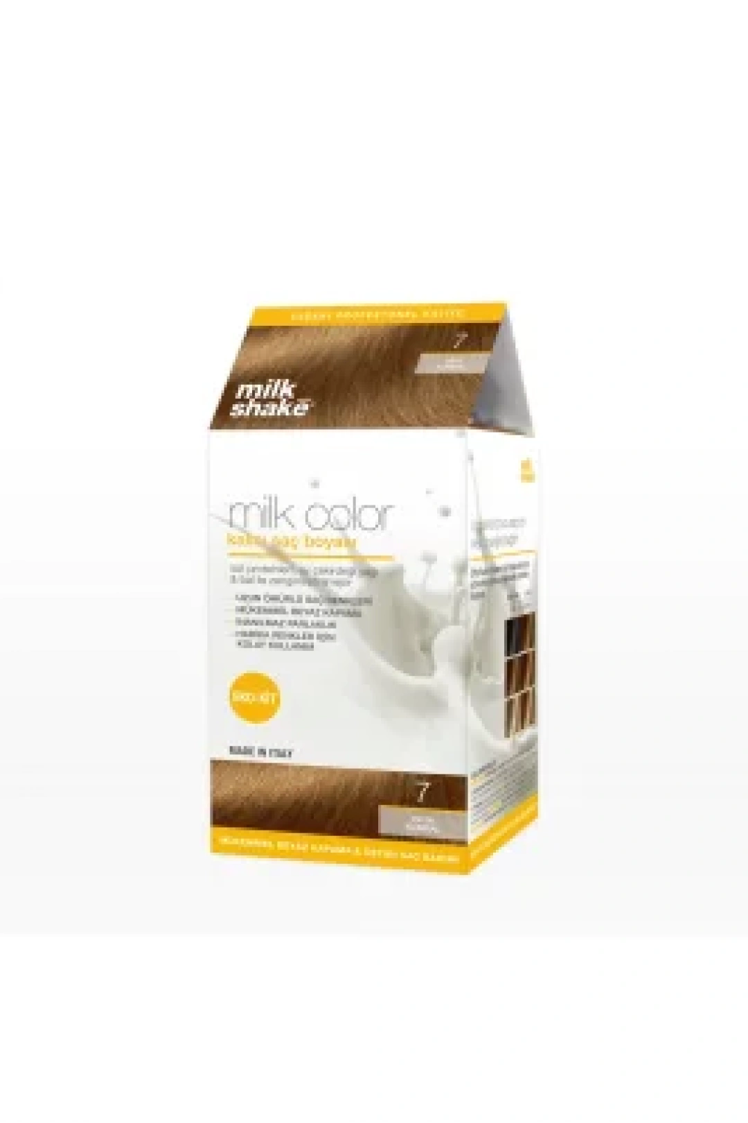 Milk Shake Milk Color Eko Kit Saç Boyası Orta Kumral -7 (KÖPÜKSÜZ)