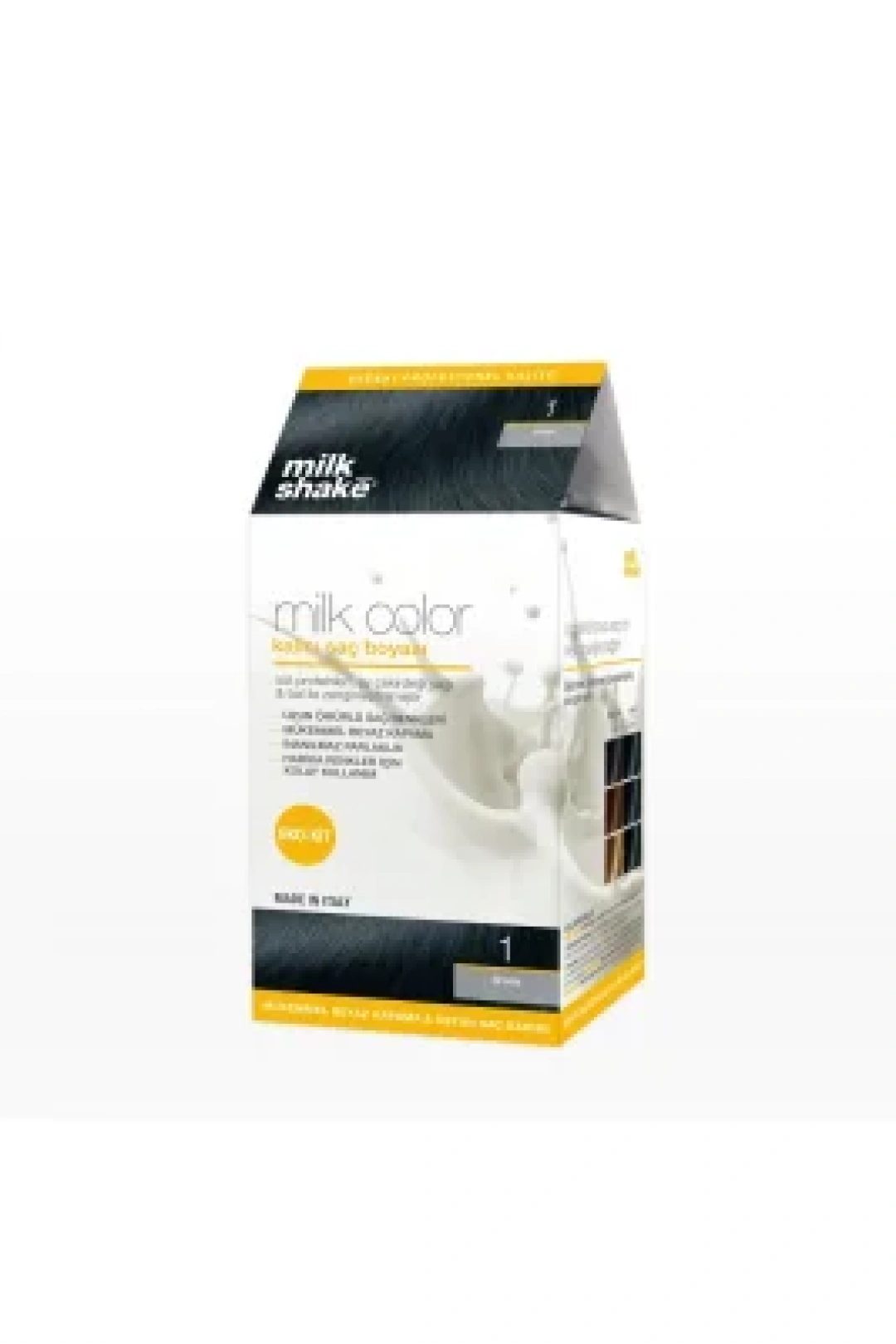 Milk Shake Milk Color Eko Kit Saç Boyası Siyah -1 (KÖPÜKSÜZ)
