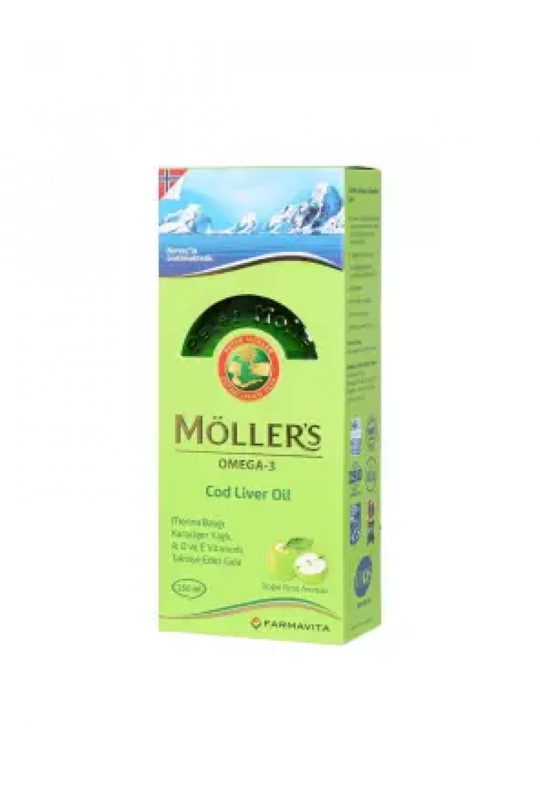 Möllers Omega Şurup Doğal Elma Aromalı 250 ml