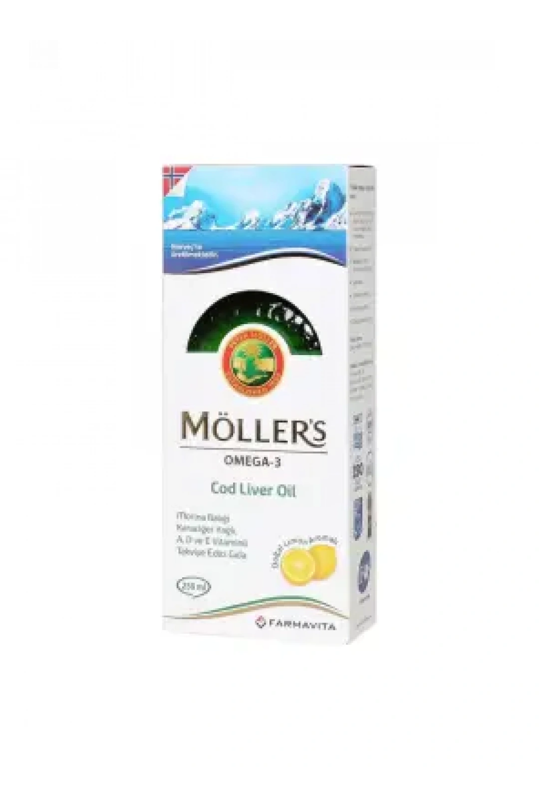 Möllers Omega Şurup Limon Aromalı 250 ml