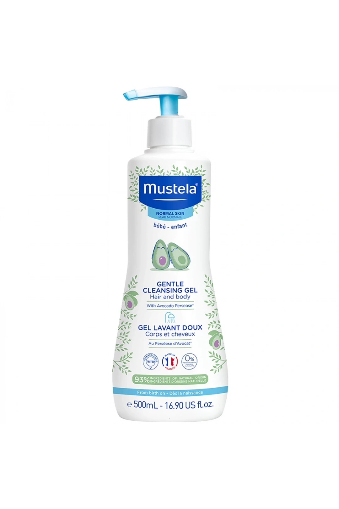 Mustela Gentle Cleansing Gel 500 ml Yenidoğan Bebek Şampuanı