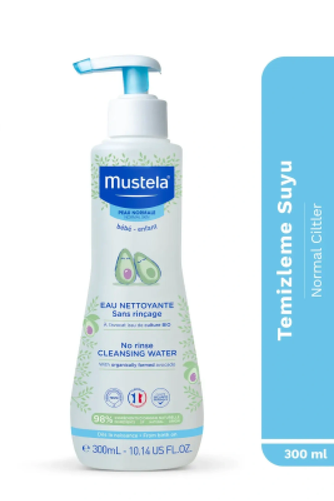 Mustela No Rinse Cleansing Water 300 ml Durulama Gerektirmeyen Temizleme Sıvısı
