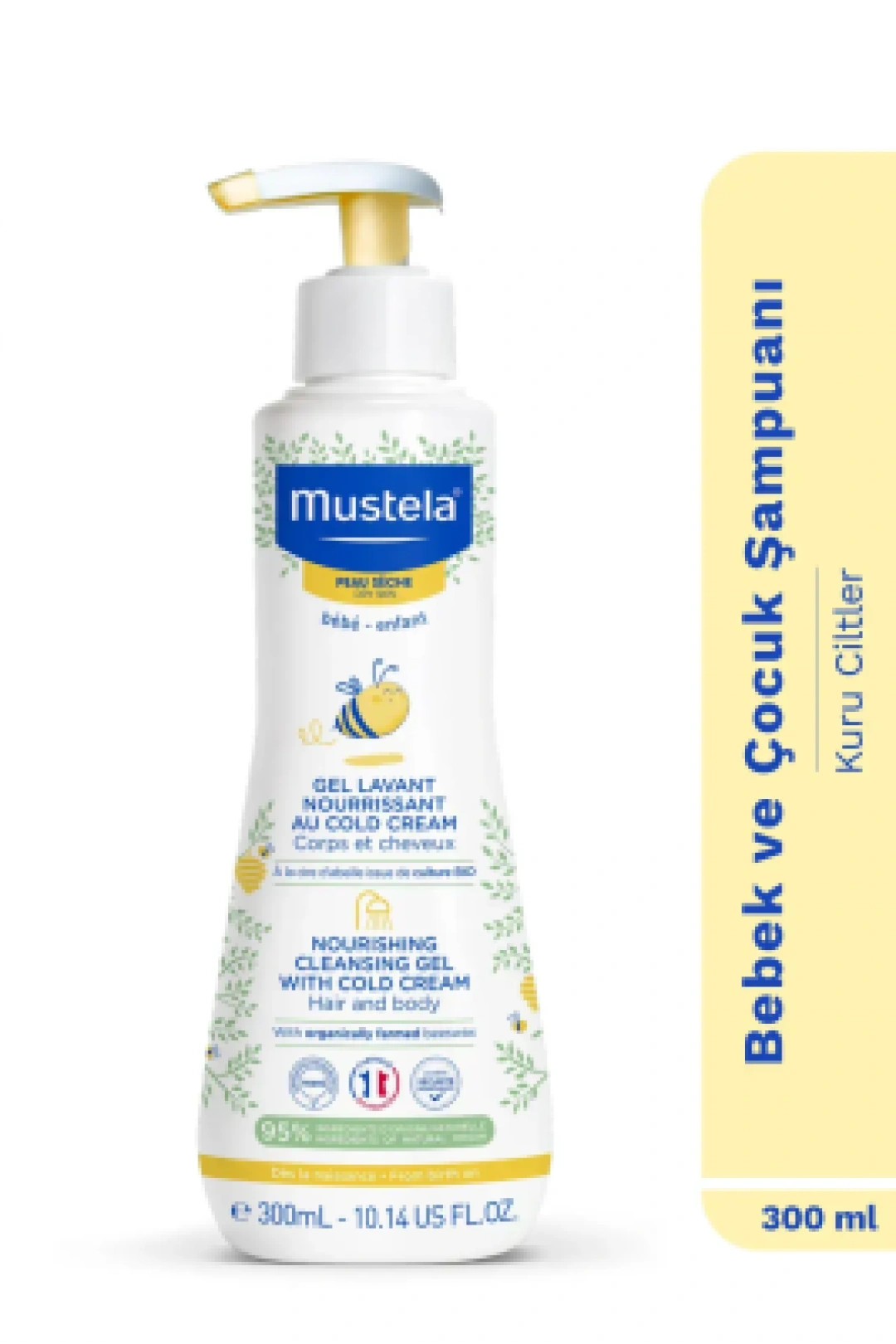 Mustela Nourishing Cleansing Gel With Cold Cream 300 ml Banyo Jeli