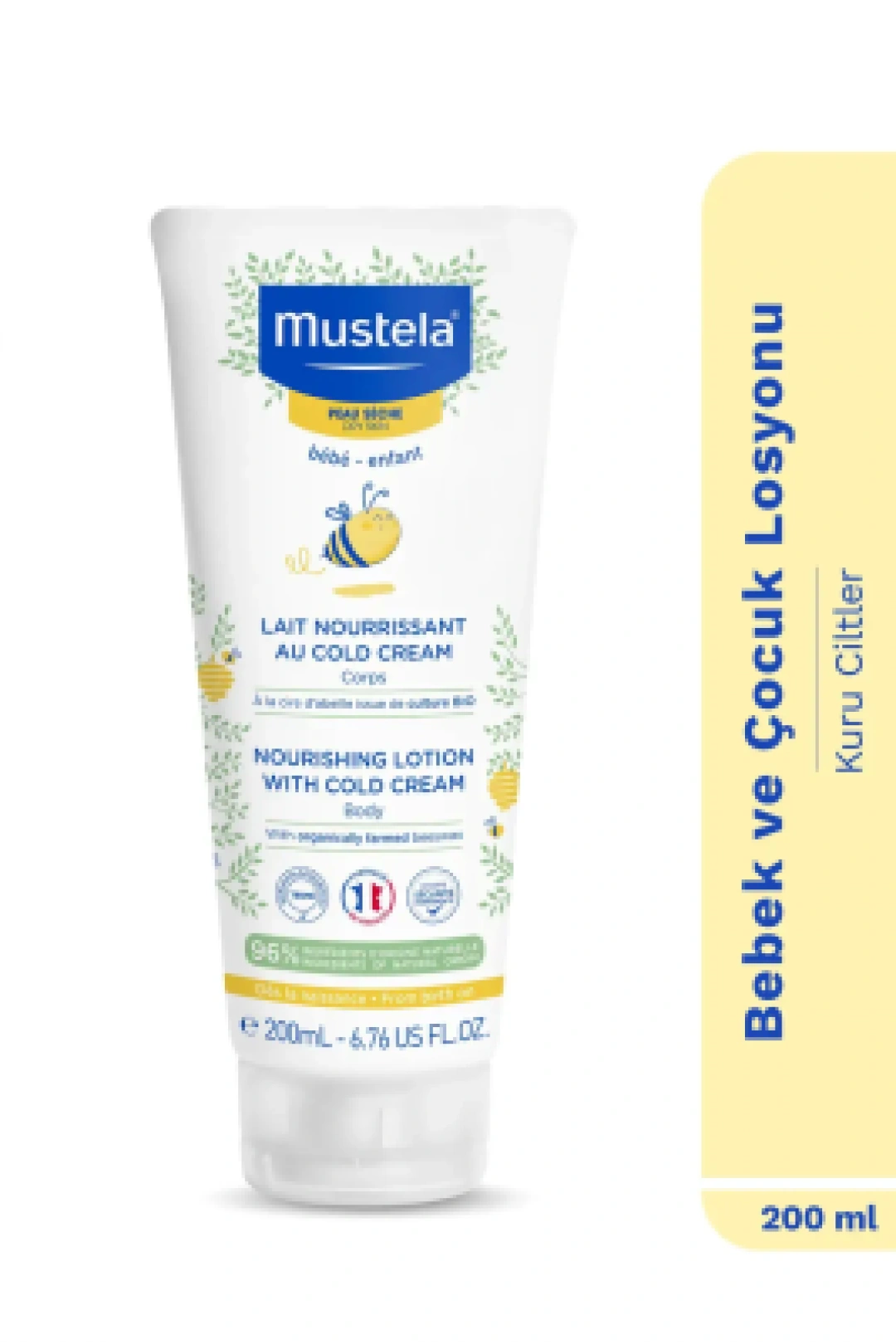 Mustela Nourishing Lotion With Cold Cream Vücut Losyonu 200 ml