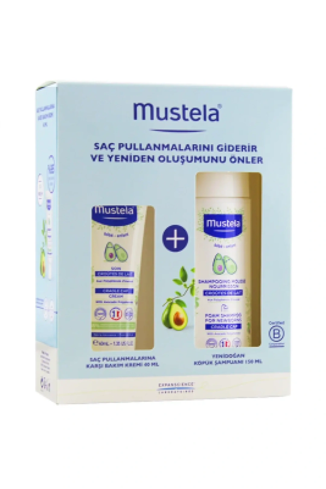Mustela Saç Pullanma Bakım Seti ( Pullanma Bakım Kremi 40ml + Köpük Şampuan 150ml )