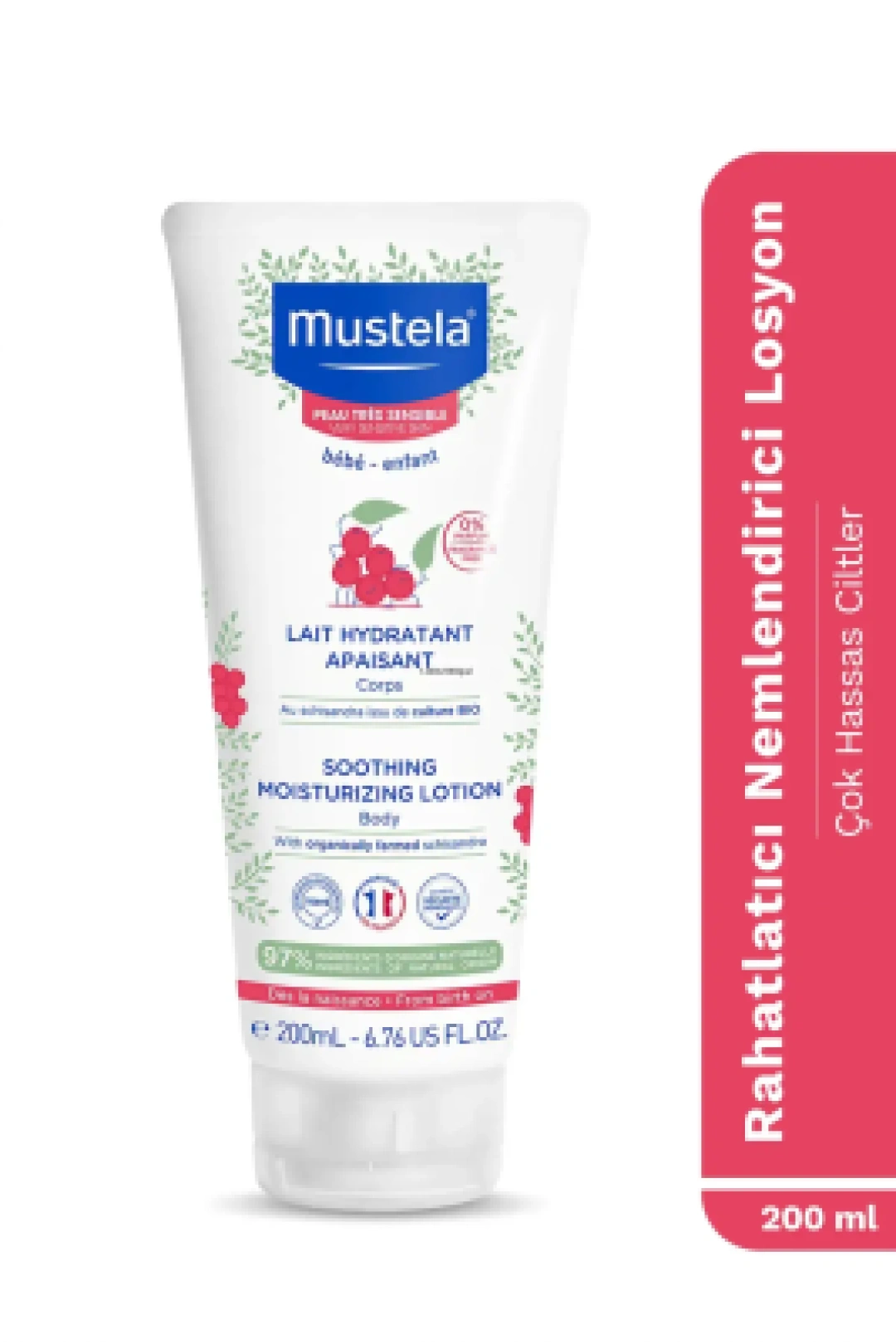 Mustela Soothing Moisturizing Lotion 200 ml Çok Hassas Ciltler İçin Nemlendirici Losyon
