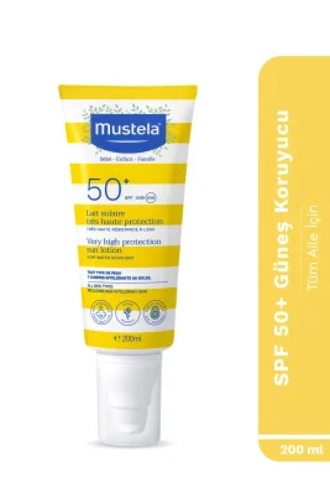 Mustela Very High Protection Sun Lotion Spf50 200ml