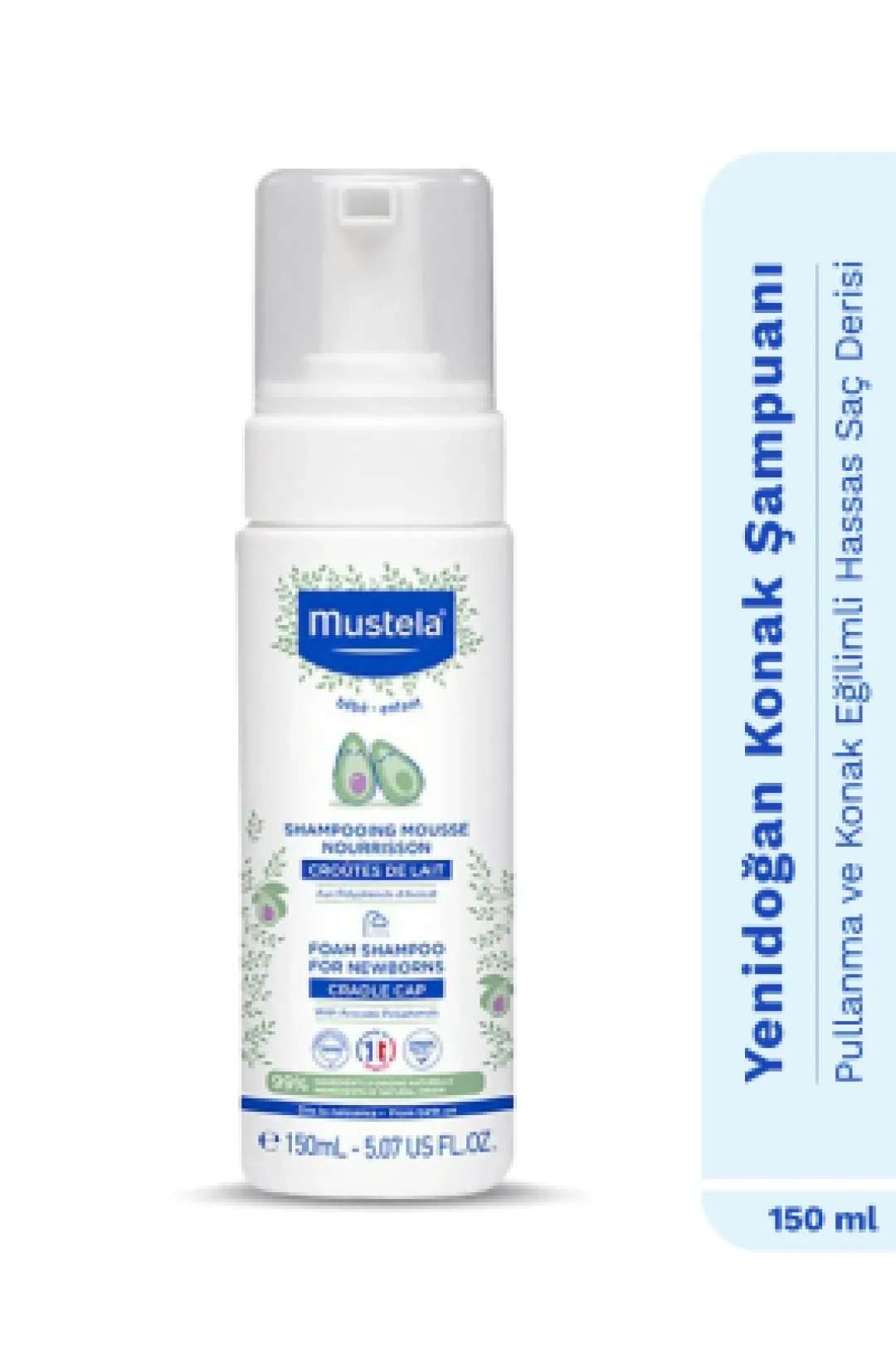 Mustela Yenidoğan Köpük Şampuanı 150 ml