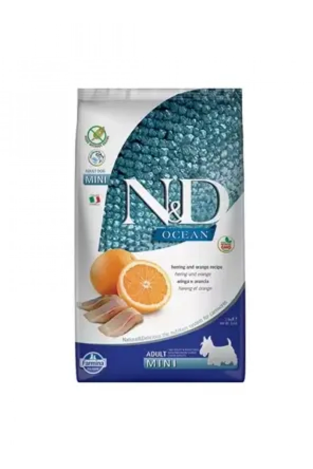 N&D Ocean R.Balığı&Portakal Adult Mını 2,5 Kg