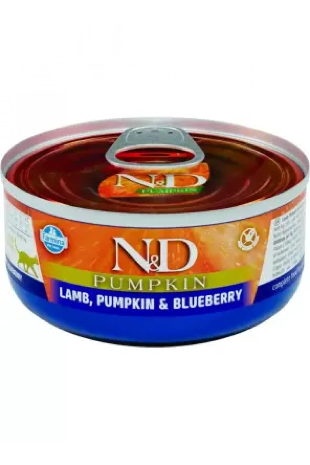 N&D Pumpkın Kedi Konserve Kuzu, Balkabağı&Yaban Mersini 70 gr