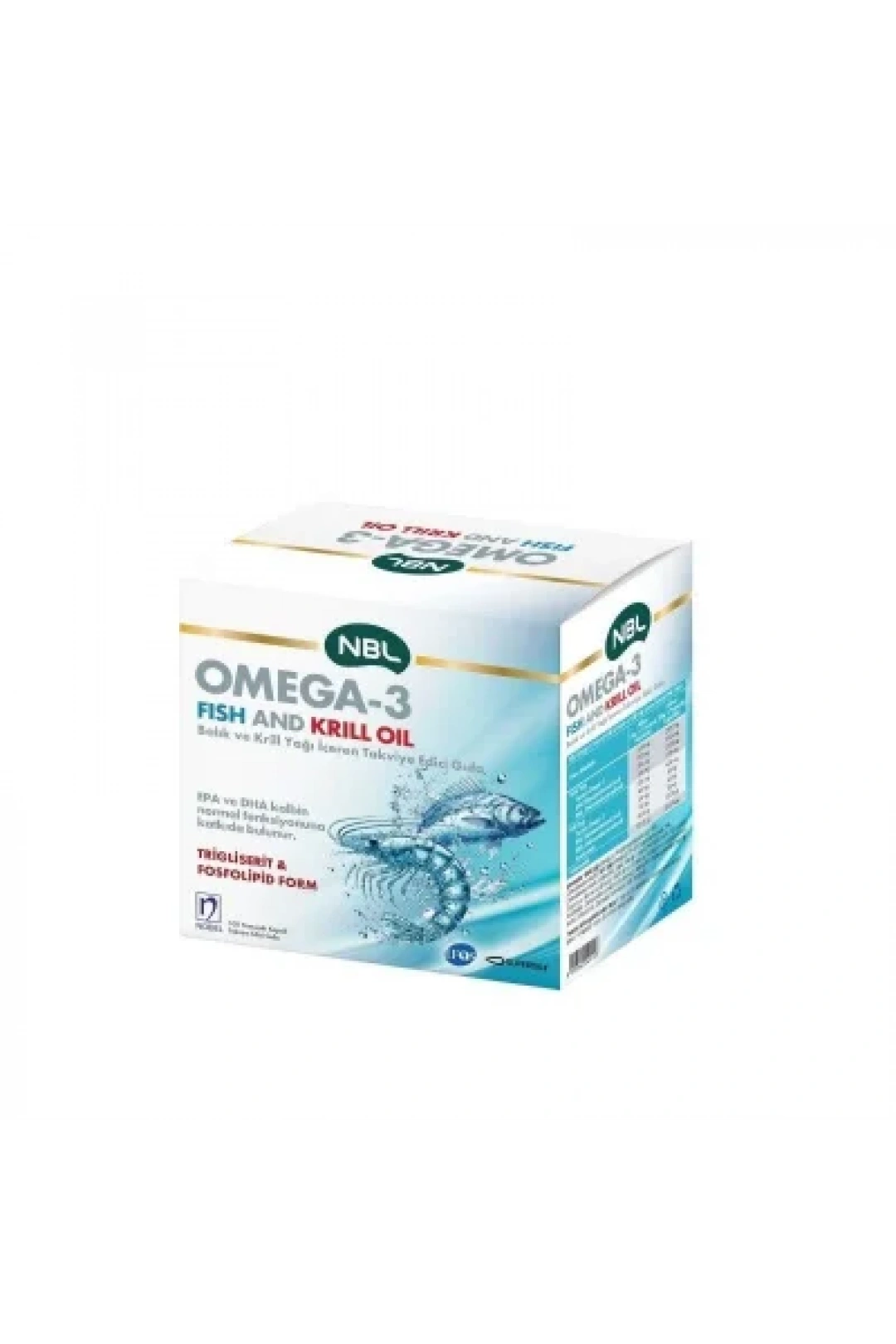 NBL Omega-3 Fish And Krill Oil 100 Yumuşak Kapsül