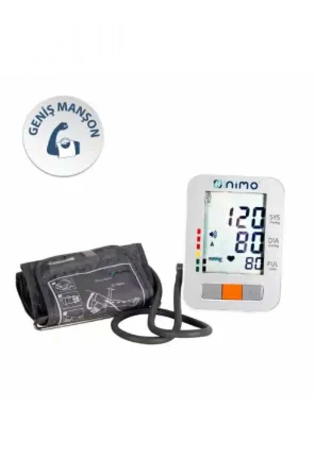 Nimo Med Tam Otomatik Türkçe Konuşan Koldan Ölçer Tansiyon Aleti - HKDK-01-
