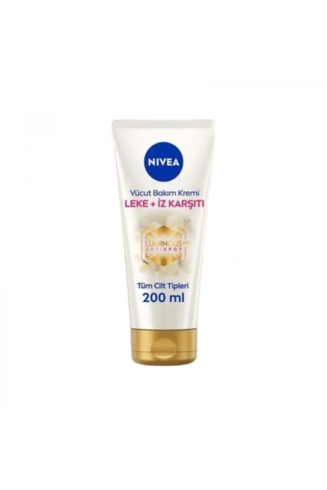 Nivea Luminous 630 Leke ve İz Karşıtı Vücut Bakım Kremi Çatlak ve Güneş Lekesi 48 Saat Nem 200 ml