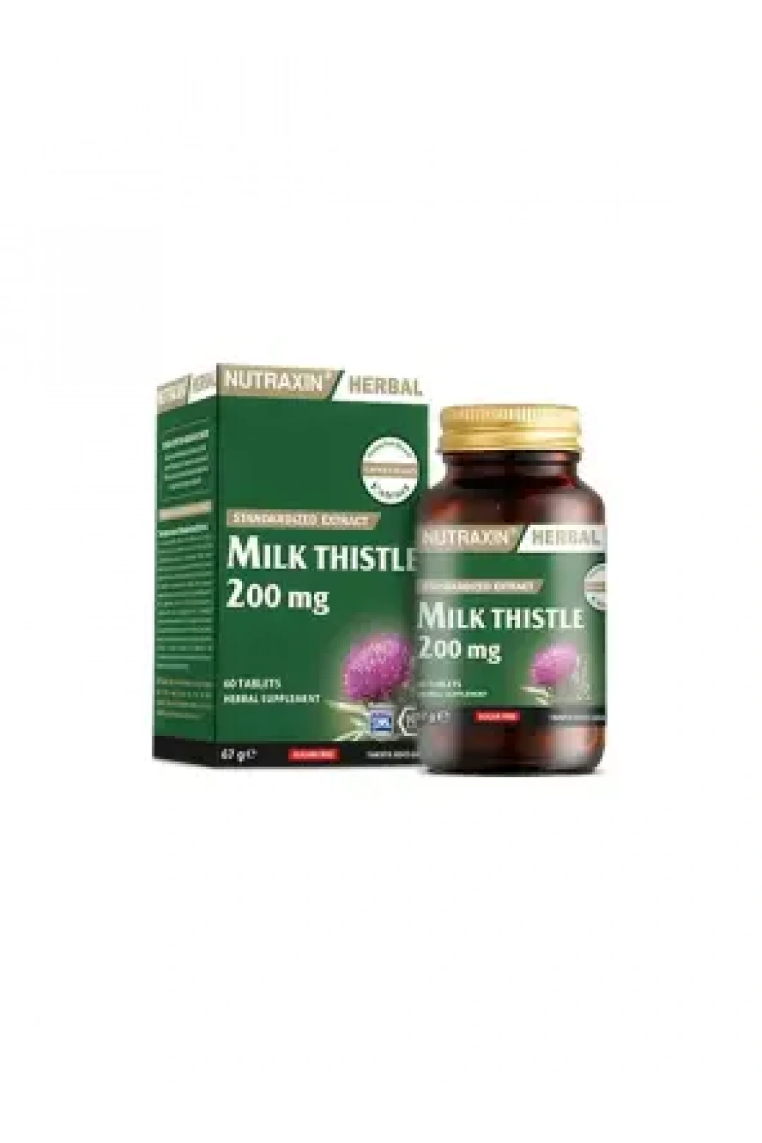 Nutraxin Milk Thistle 200 mg 60 Tablet