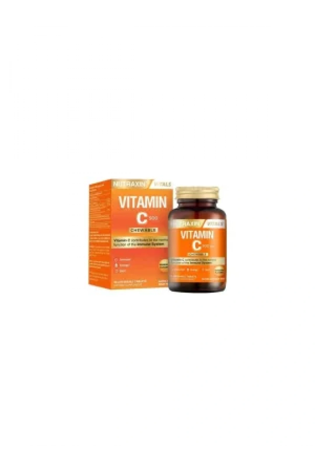 Nutraxin Vitamin C 500 mg 30 Çiğneme Tableti