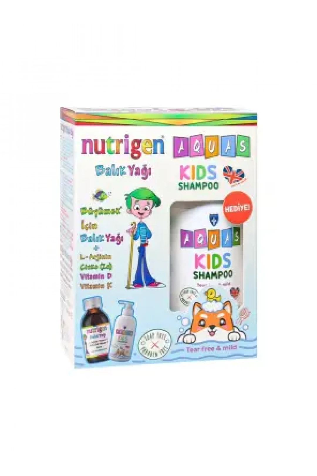 Nutrigen Balık Yağı 200 ml - Aquas Kids Şampuan Hediye -