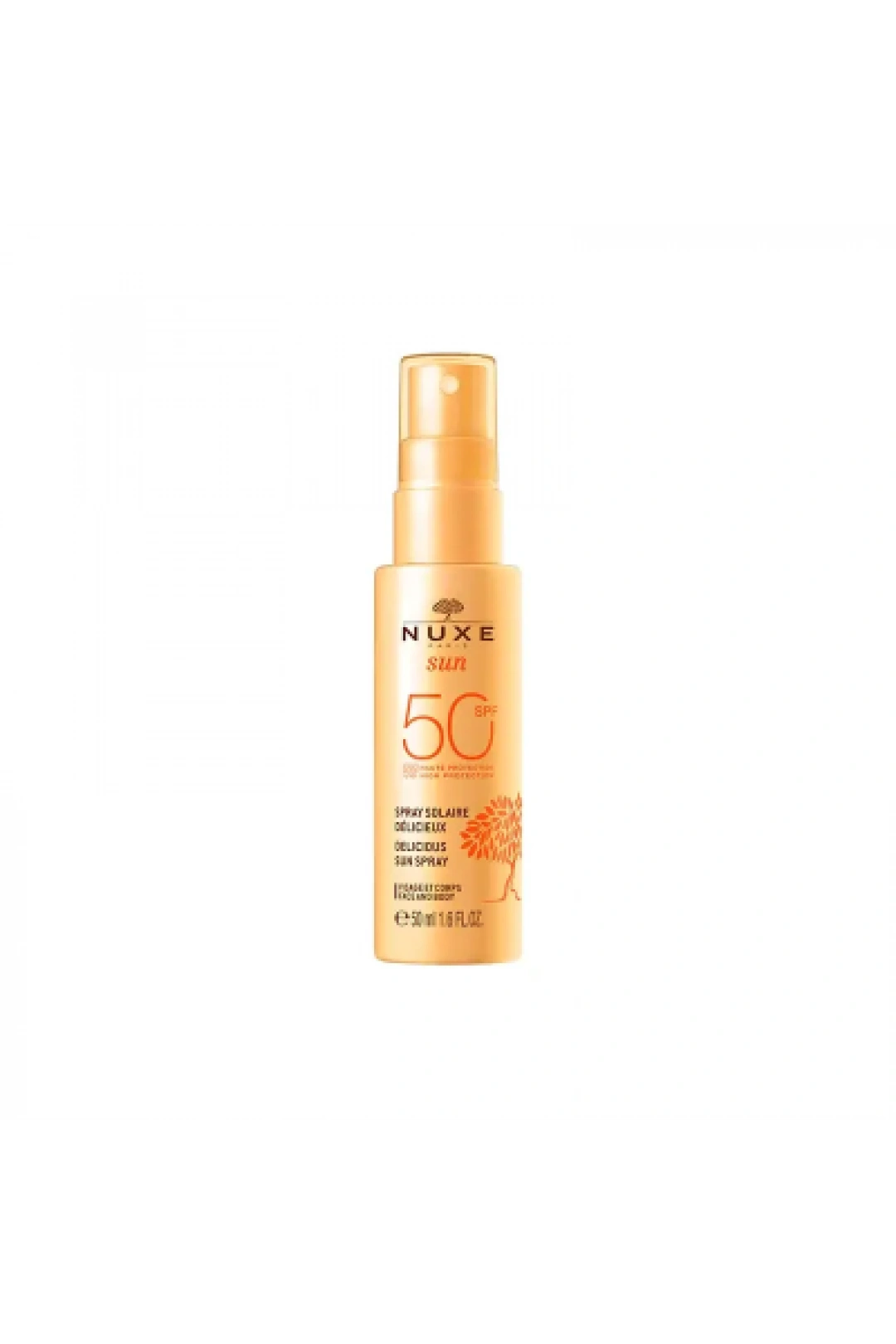 Nuxe Sun Spf50+ Delicious Sun Sprey - Güneş Koruyucu Yüz ve Vücut Spreyi - 50 ml
