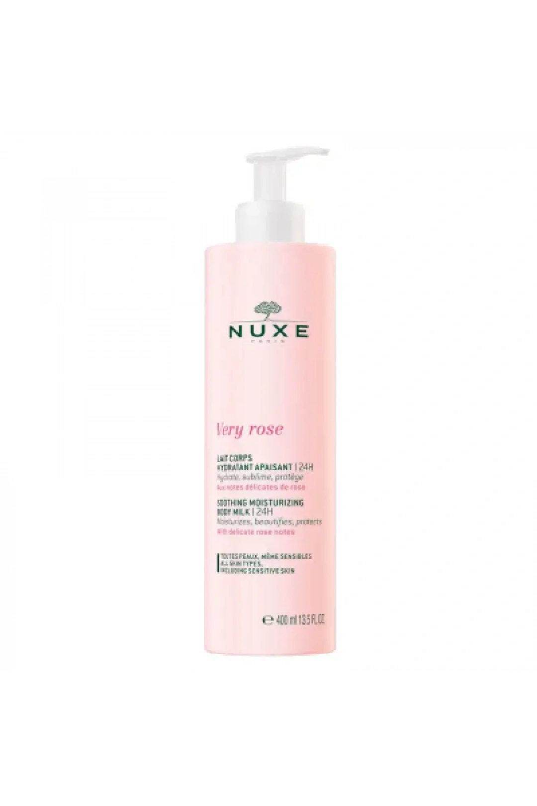 Nuxe Very Rose Soothing Moisturizing Body Milk 400 ml