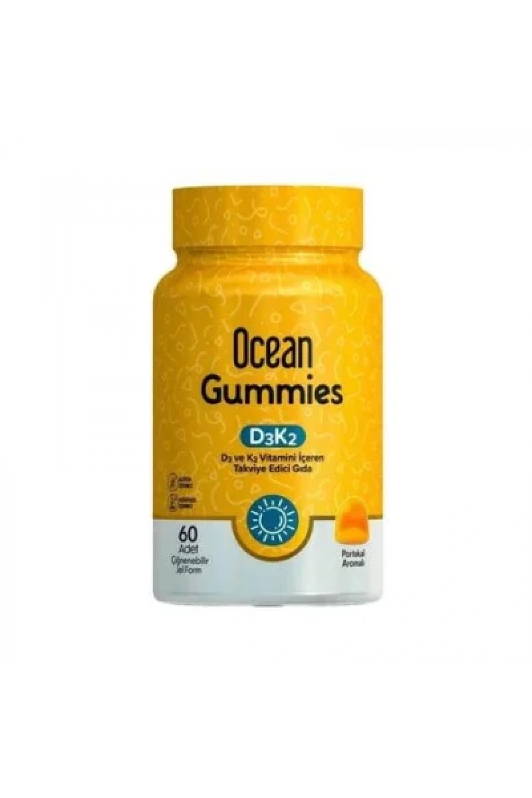 Ocean Gummies D3K2 Vitamin Çiğnenebilir 60 Softgel