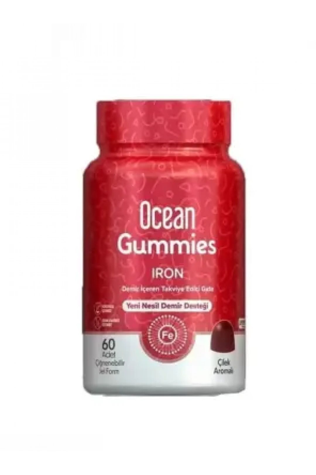 Ocean Gummies İron - Demir - 60 Yumuşak Tablet
