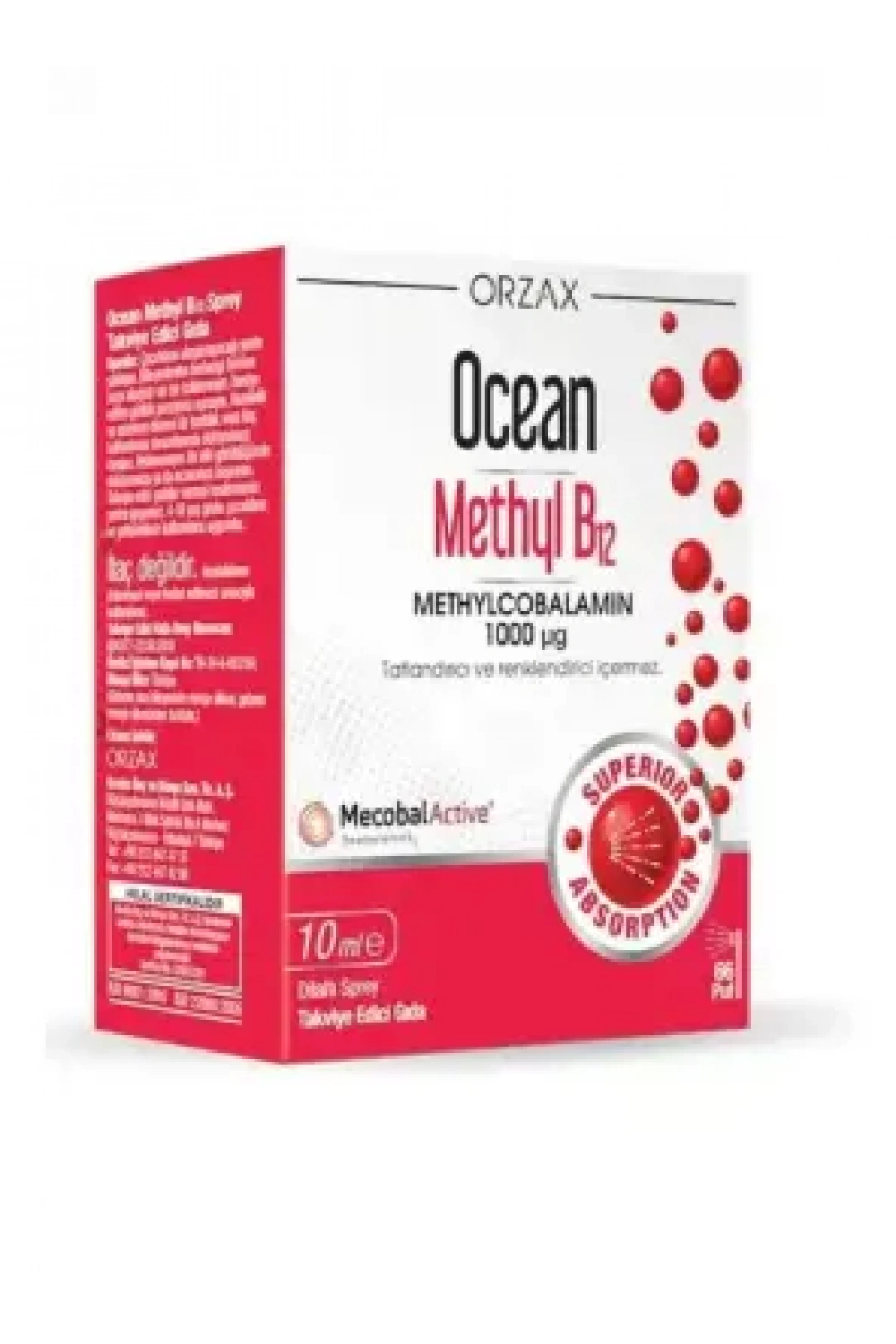 Ocean Methyl  B12 1000 MCG Sprey 10 ML