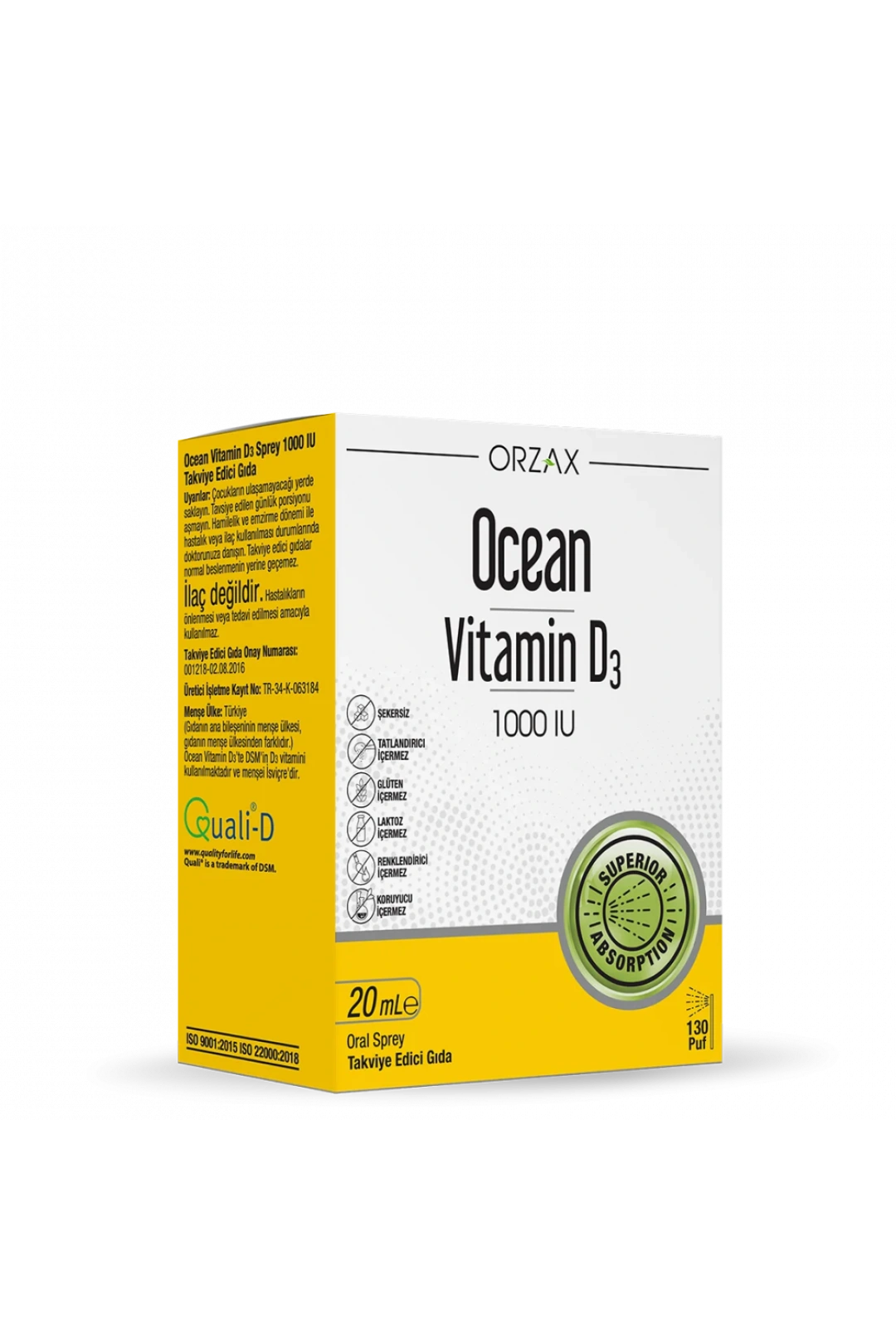 Ocean Vitamin D3 1000 IU