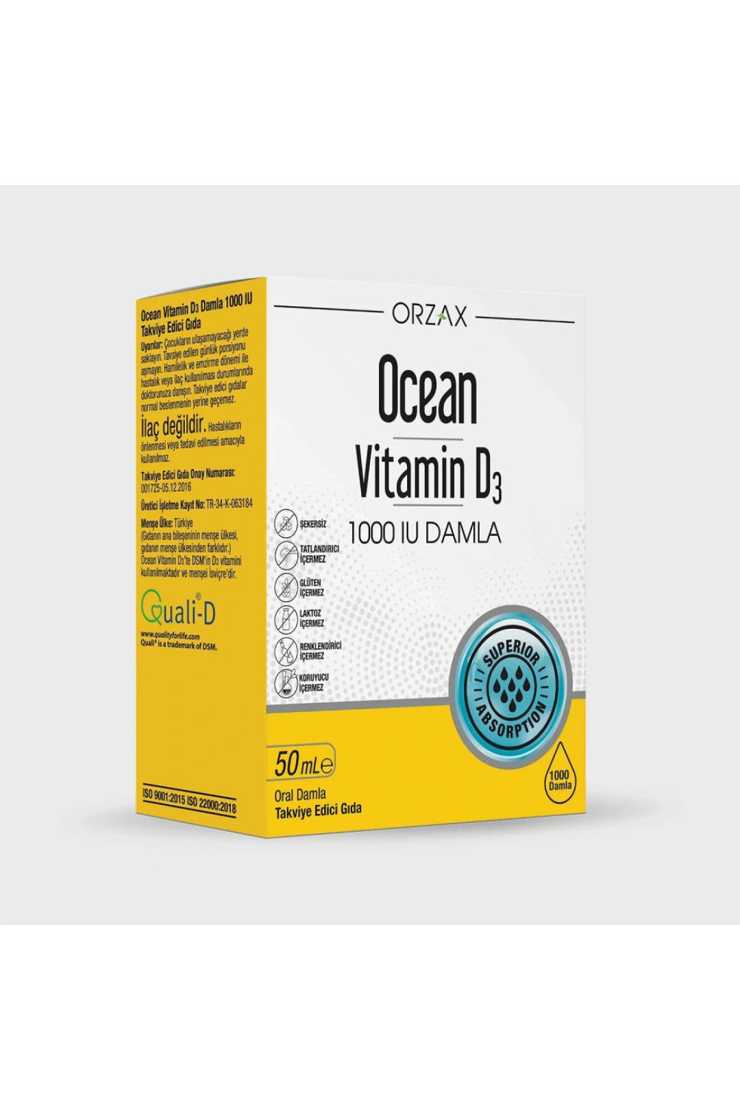 Ocean Vitamin D3 1000 IU