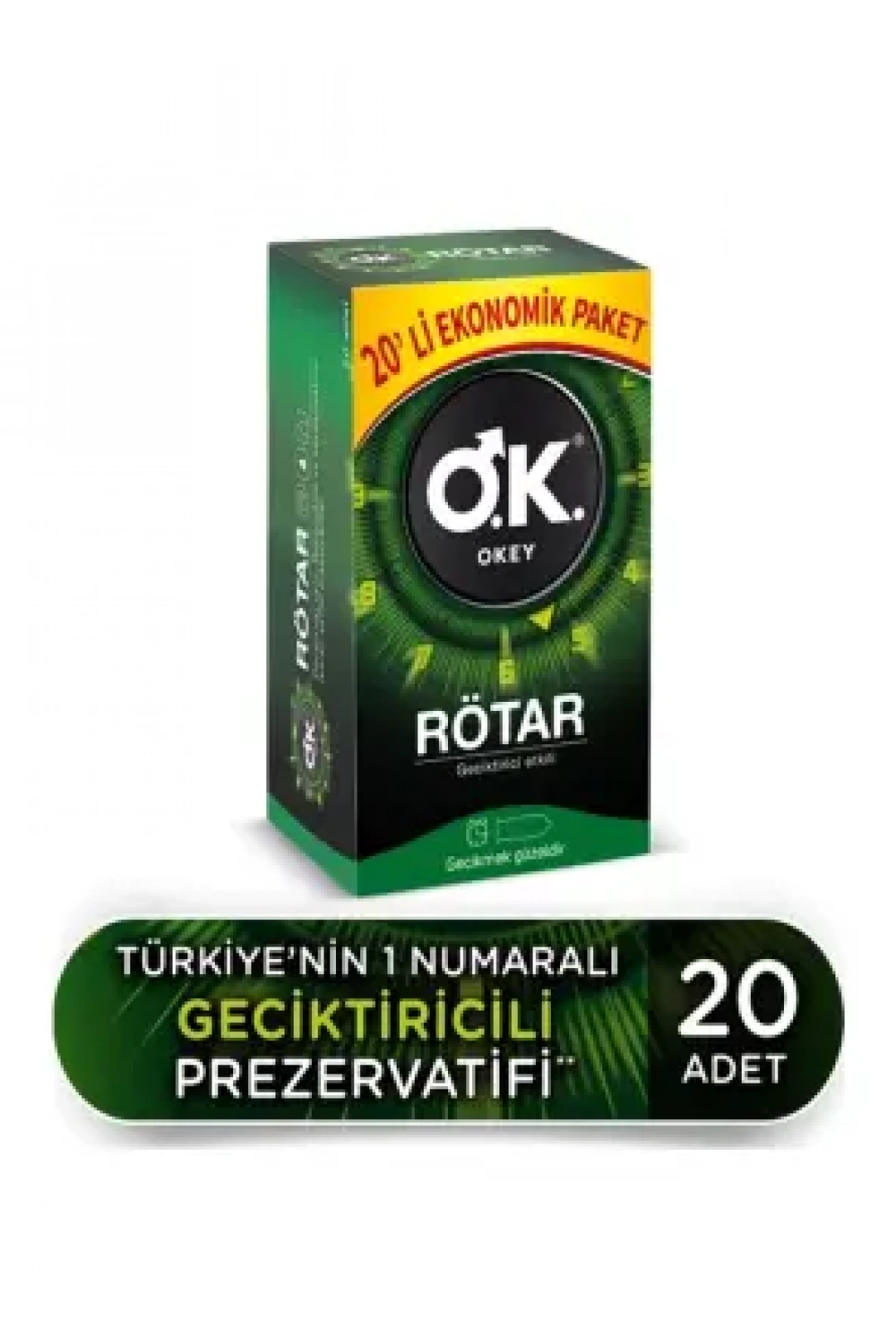 Okey Rötar 20 Adet