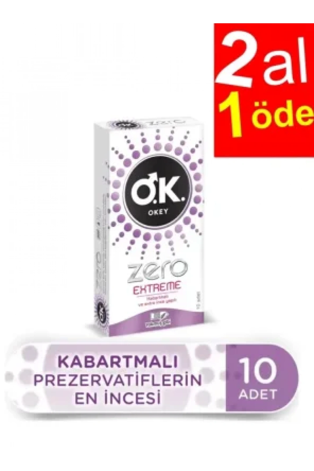 Okey Zero Extreme Prezervatif 10 Adet - 2AL1ÖDE