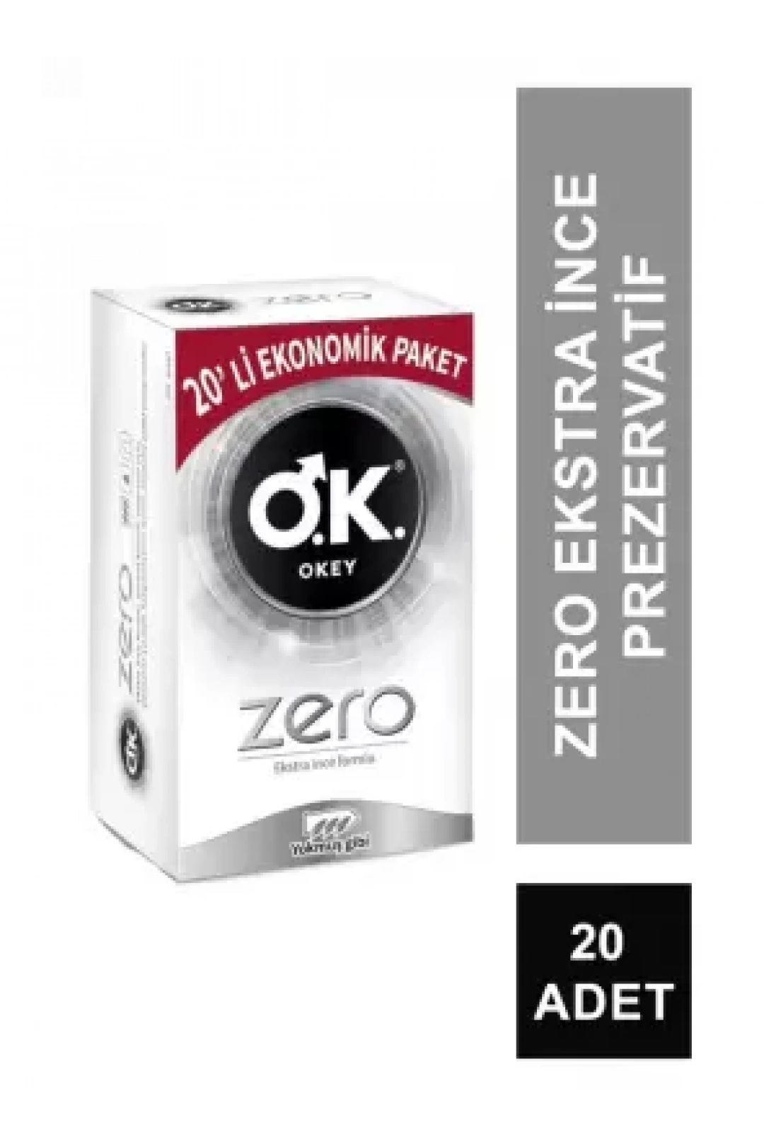 Okey Zero Prezervatif 20 Adet