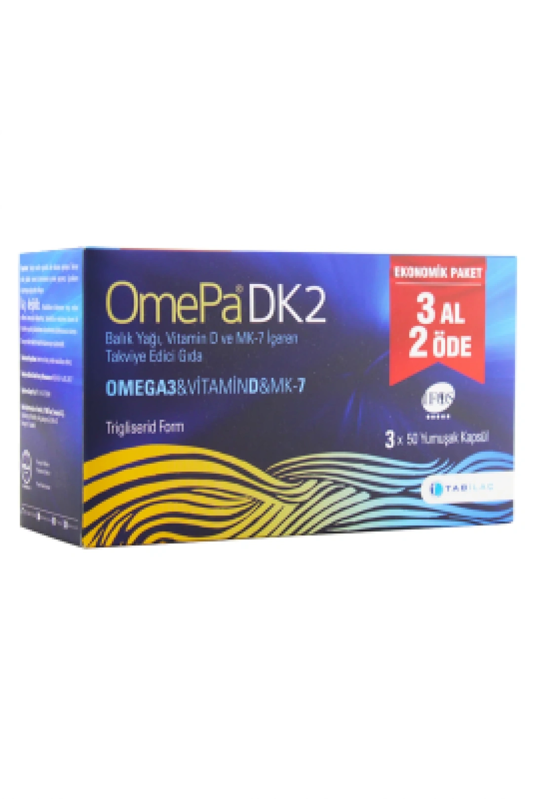 Omepa DK2 50 Kapsül 3 Al 2 Öde
