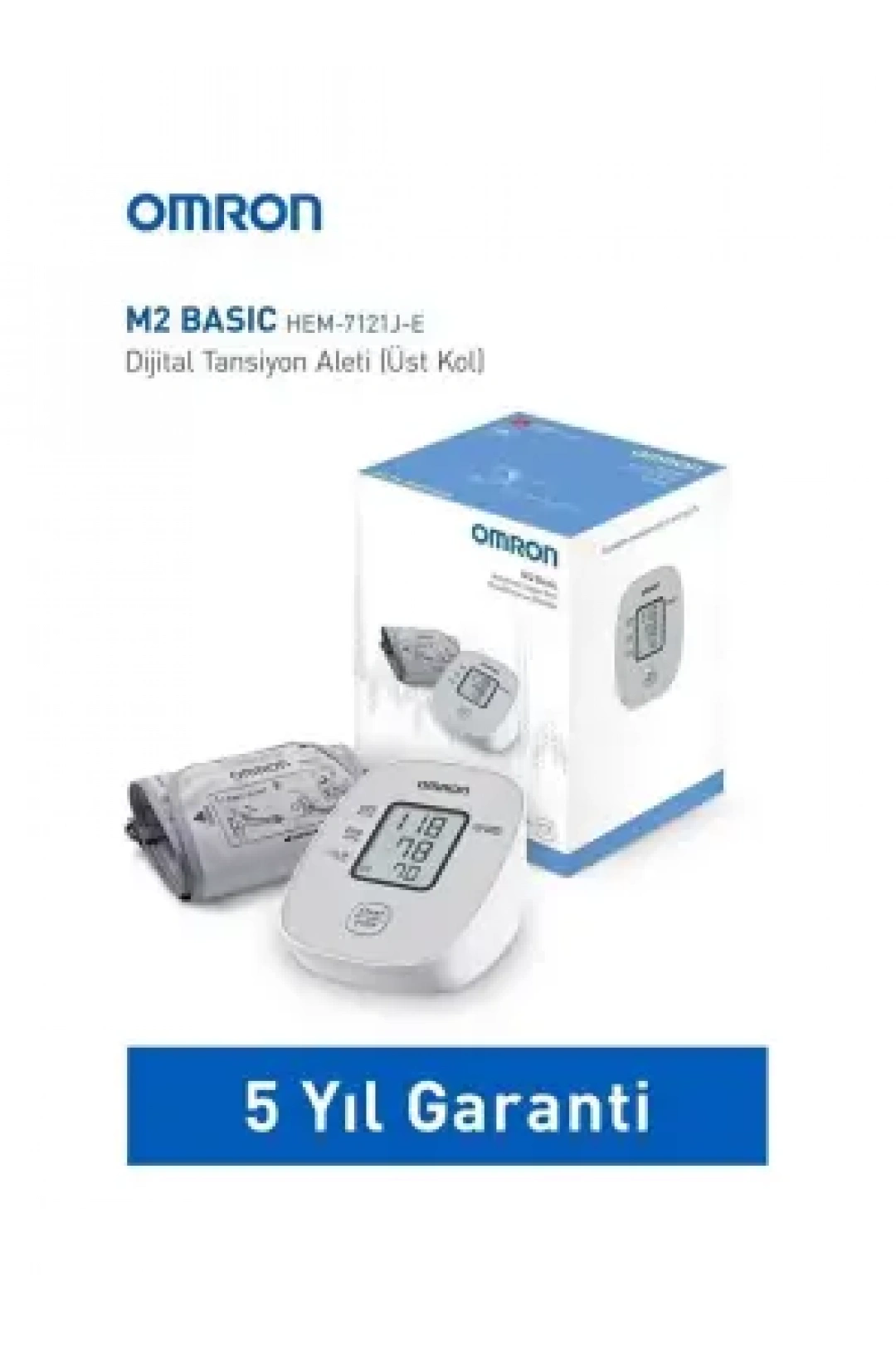 Omron M2 Basic Tansiyon Aleti Dijital Koldan Ölçer - 7121J-E -