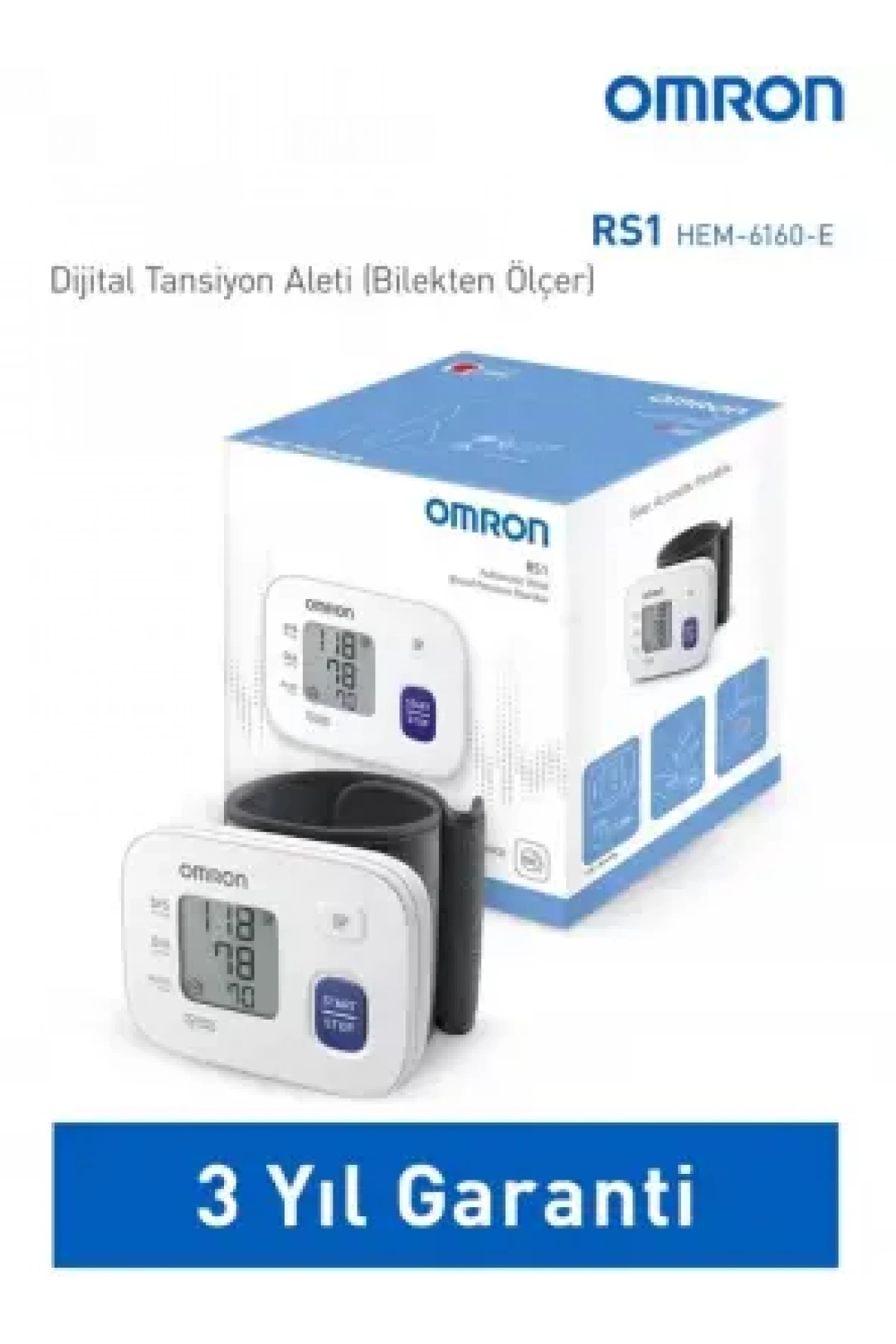 Omron RS1 Tansiyon Aleti Dijital Bilekten Ölçer