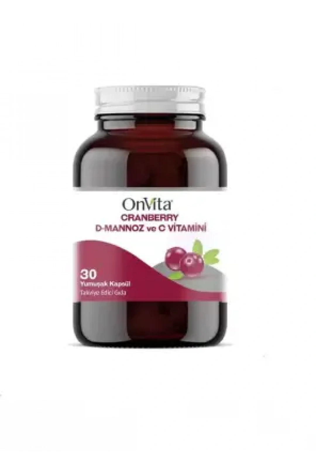 OnVita Cranberry D-Mannoz ve C Vitamini 30 Kapsül
