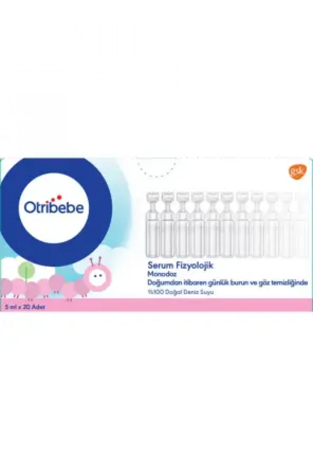 Otribebe Monodoz İzotonik ve Steril Deniz Suyu 5x20 Flakon