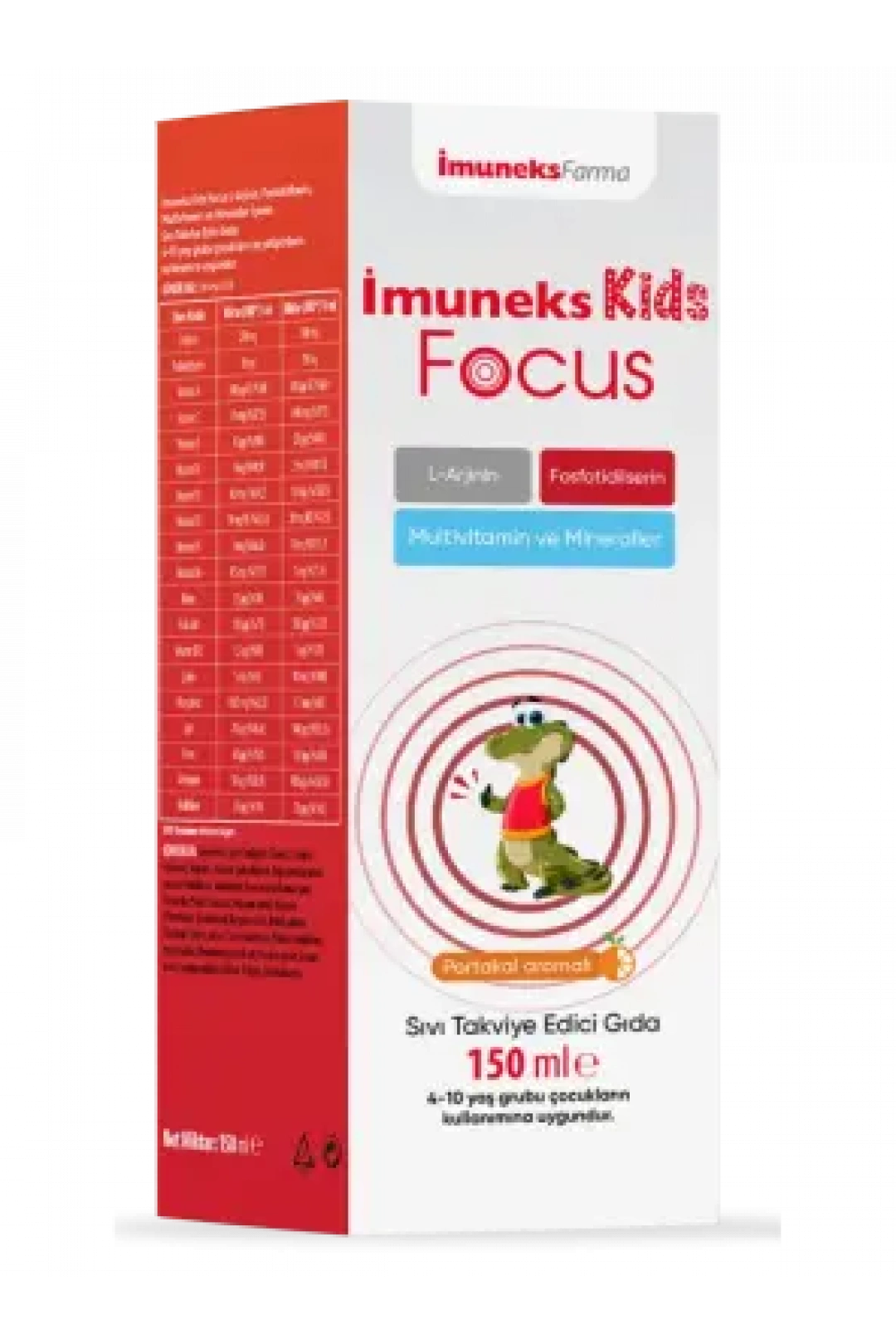 Outlet - İmuneks Kids Focus 150 ml