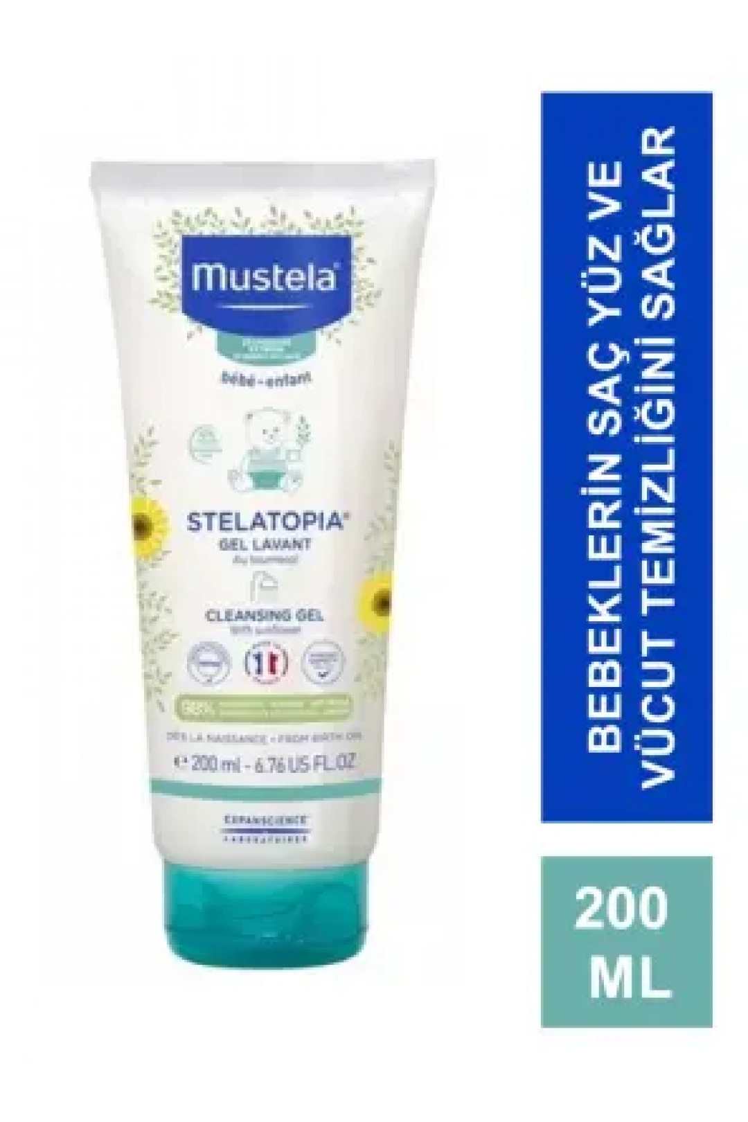 Outlet - Mustela Stelatopia Cleansing Gel Şampuan 200 ml