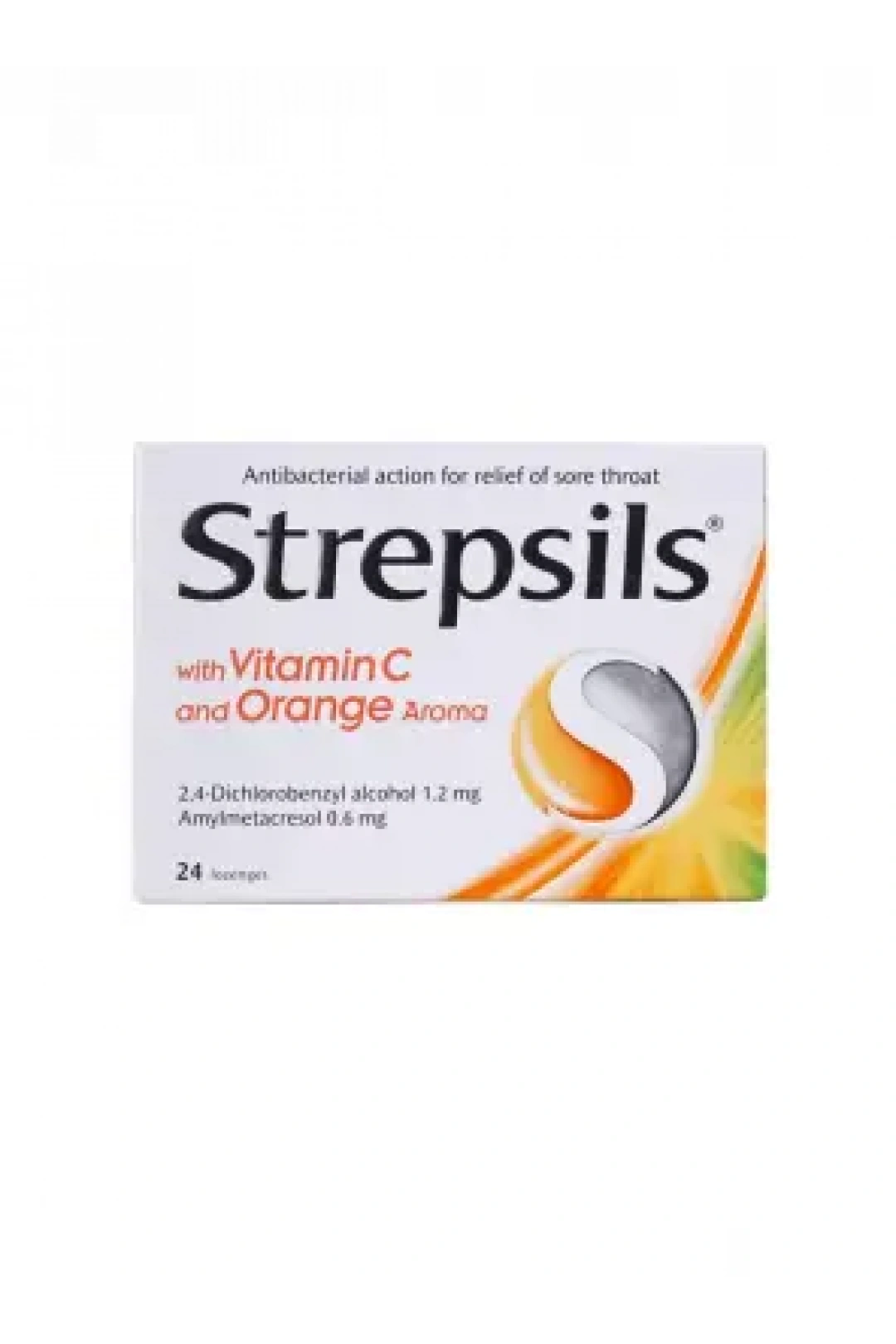 Outlet - Strepsils C Vitaminli Portakal Aromalı Pastil 24 Adet