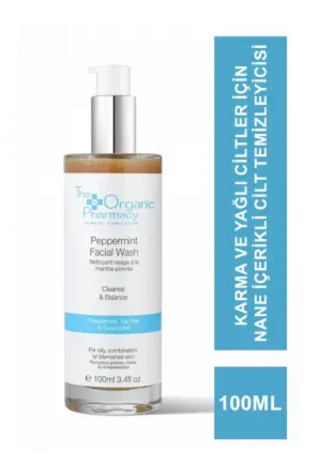 Outlet - The Organic Pharmacy Peppermint Facial Wash 100ml