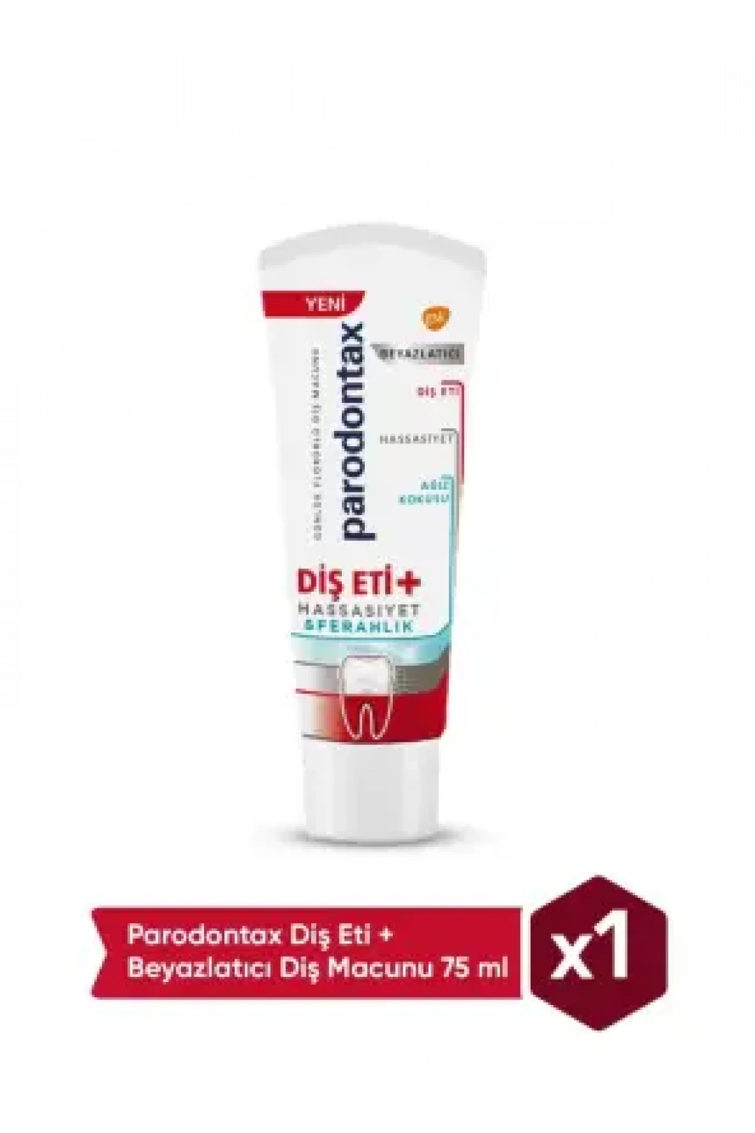 Parodontax Diş Eti & Hassasiyet & Ferahlık & Beyazlatıcı Diş Macunu 75ml